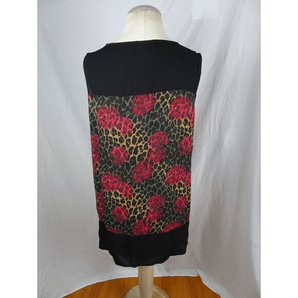 Signature Collection Women Roses Blouse Size L - Picture 3 of 10